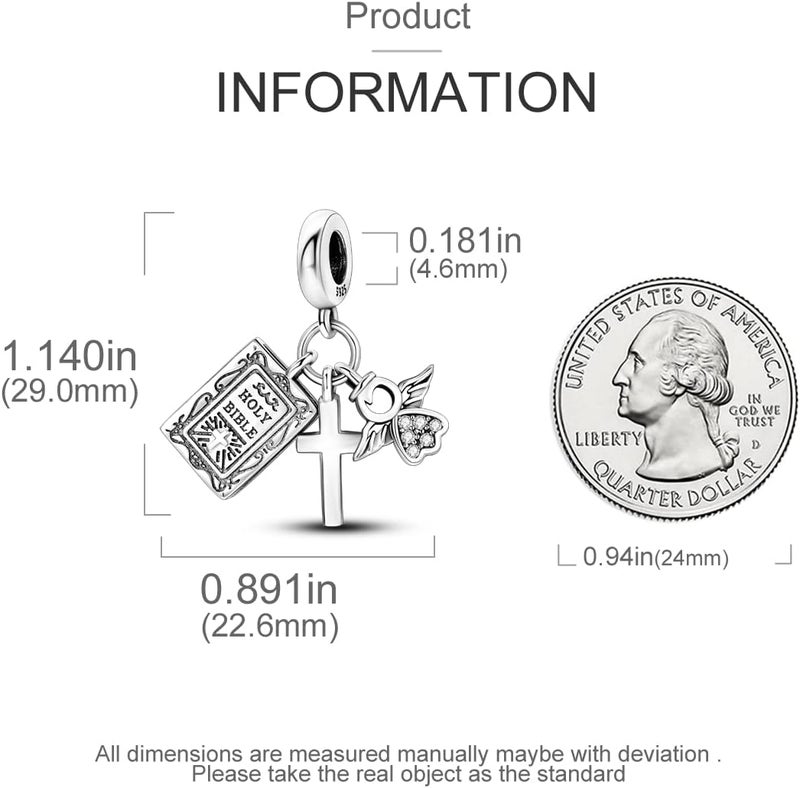 MULA 925 Sterling Silver Charms for Bracelets and Necklaces Butterfly Beads Dangle Pendants Jewelry Charms for Women - Image 4